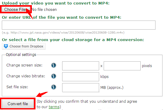 Online converter