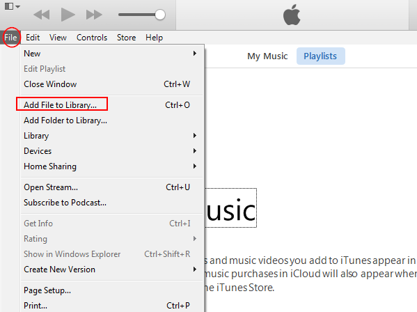 restore files in iTunes