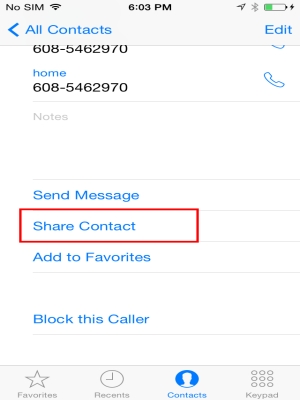 Share Contact