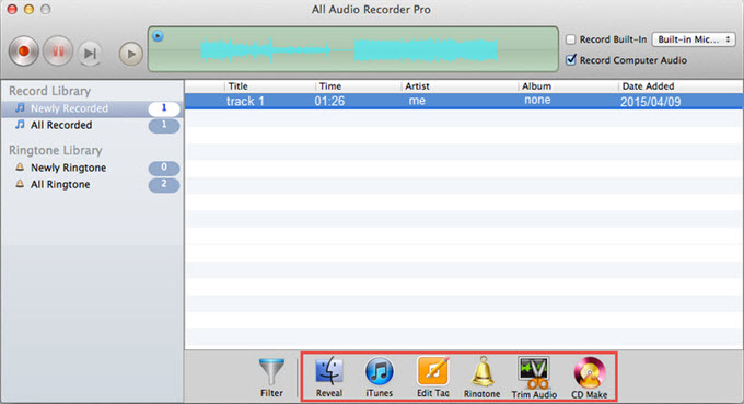 All Audio Recorder Pro