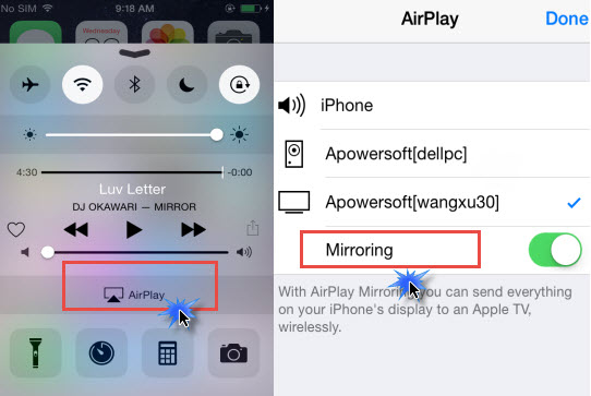 connect AirPlay