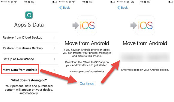 Move to iOS