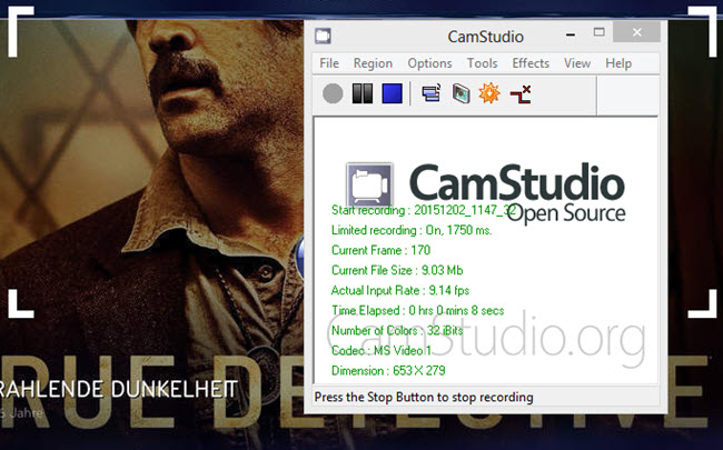 record with Camstudio