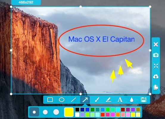 how to take a screenshot on Mac OS X El Capitan