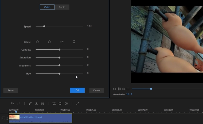 ApowerEdit color correct video