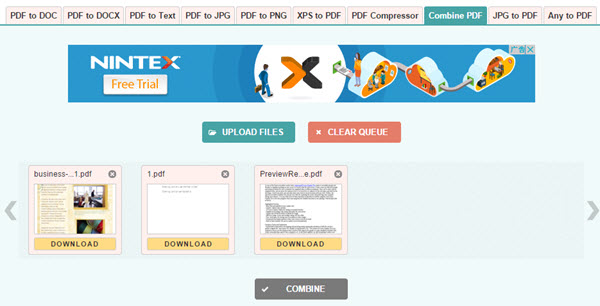 combine PDF online