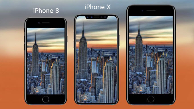 iPhone X and iPhone 8