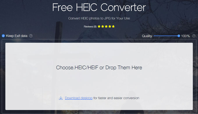 HEIC to JPG converter