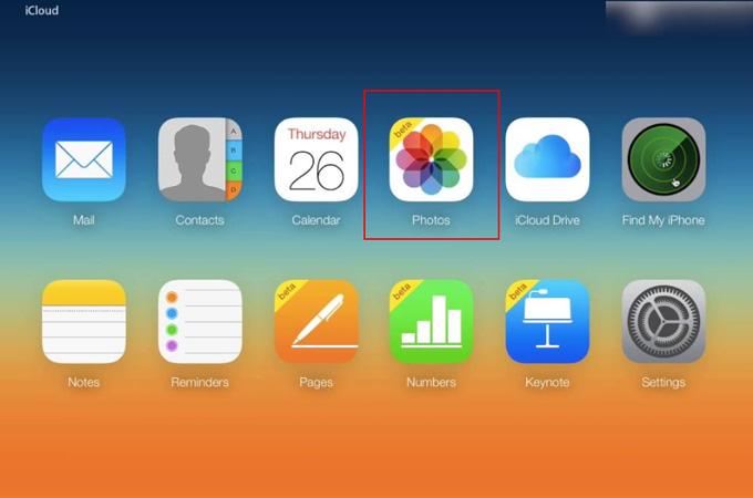 open icloud photos