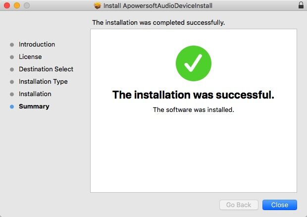 install successfully