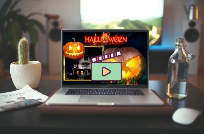 create Halloween video