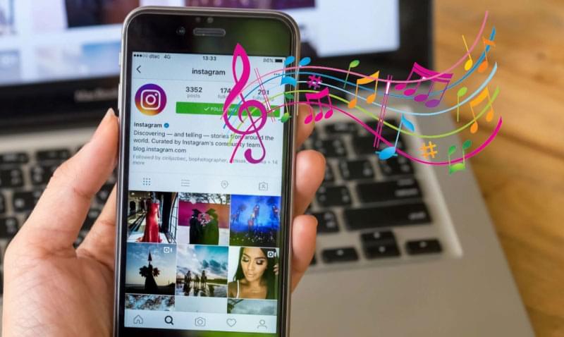 add music to Instagram story