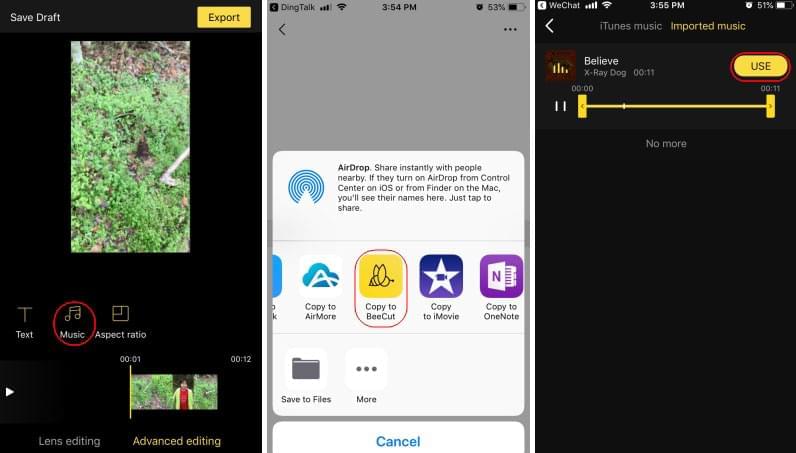 add music to video with BeeCut