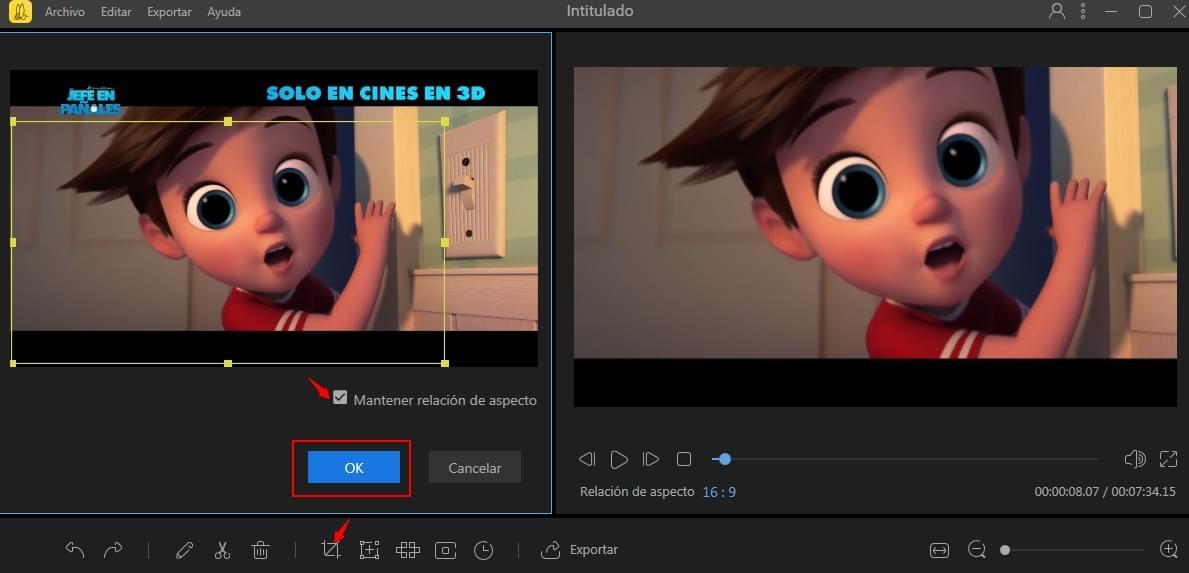 Cómo eliminar la marca de agua de un video