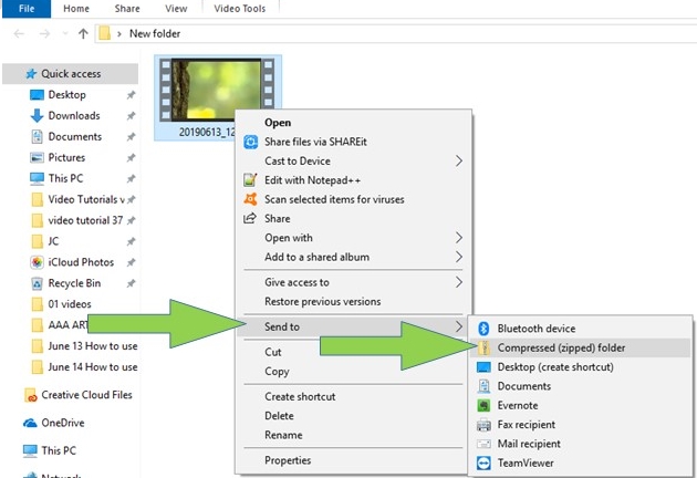 how to compress video files for emailing