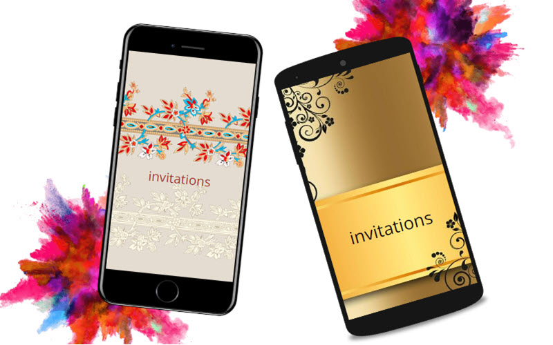 créer une invitation sur mobile