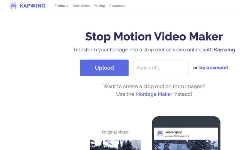 créer une vidéo en stop motion