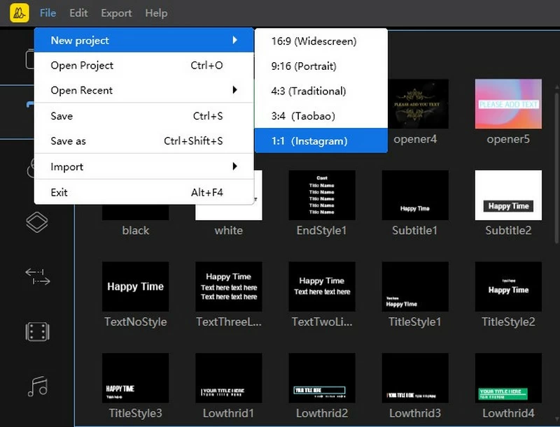 change aspect ratio