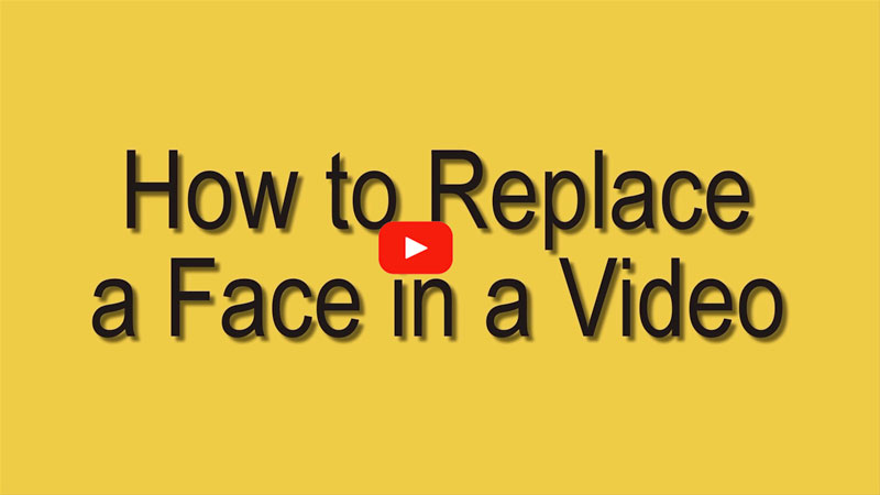 replace a face in a video