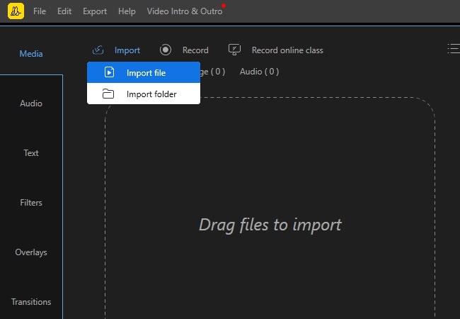 import file