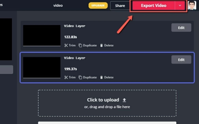 exportar vídeos