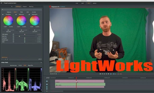 Video Hintergrund mit LightsWorks verändern