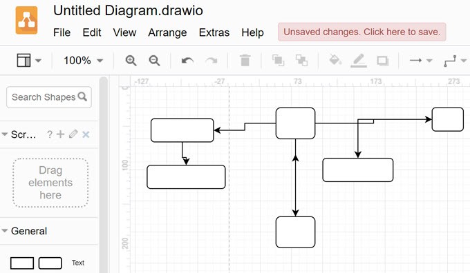 créer une carte mentale avec Draw.io
