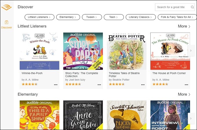 audiobooks from audible stories