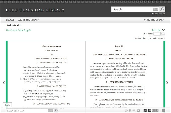 loeb classical library of books