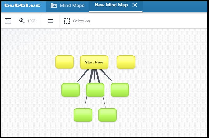 bubbl.us online collaborative mind mapping tool