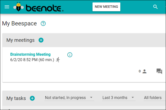 beenote meeting minutes