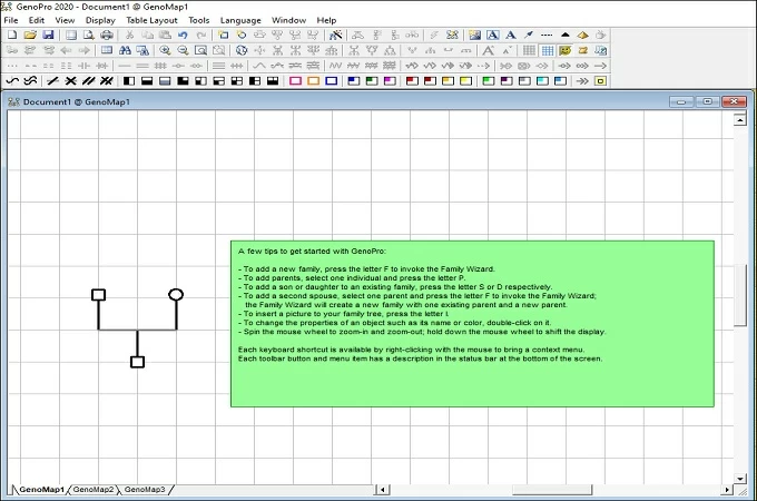 genopro genogram maker