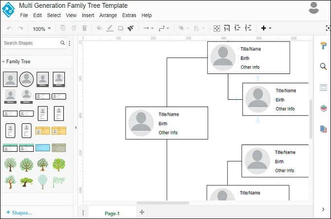 visual paradigm family