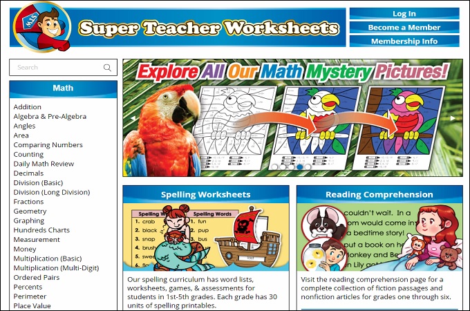 super teacher worksheet