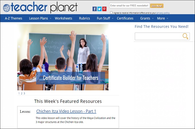 Teacher Planet outil enseignement en ligne