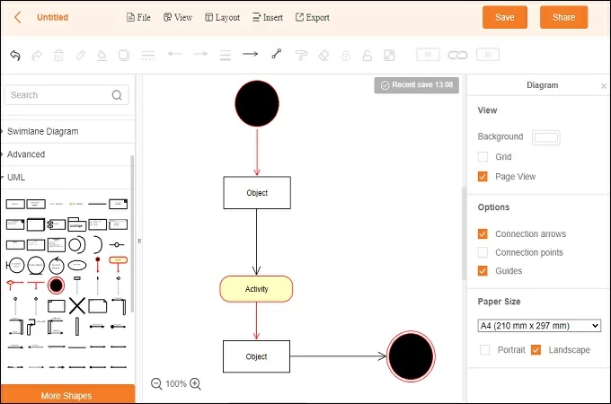 edit the diagram