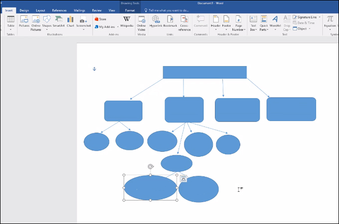 create concept map in word