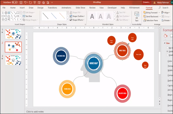 make concept map in ppt