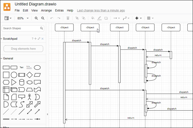 draw io interface