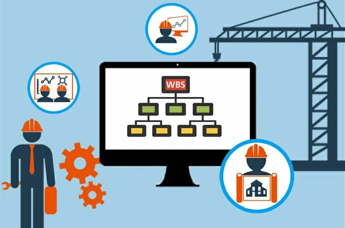 estructura de desglose del trabajo destacado