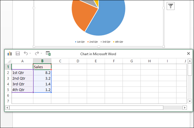 How To Insert Pie Chart In Word 2013