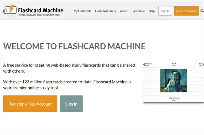 máquina de flashcard fabricante de flashcard