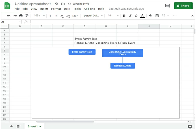 google sheets