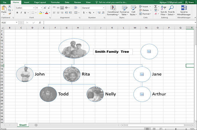 excel free family tree template