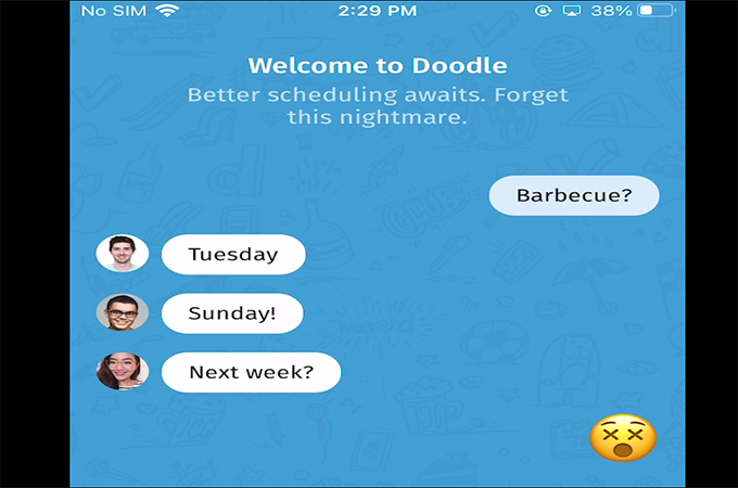 doodle iphone productivity app