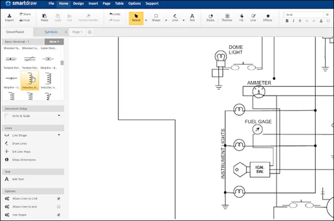 smartdraw circuit diagram maker