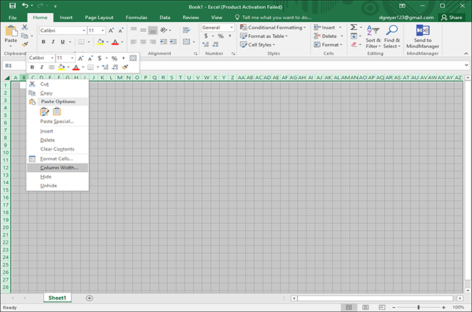how to create a flowchart on Excel