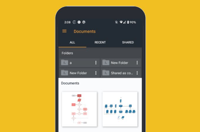 Lucidchart mind mapping apps pour mobile