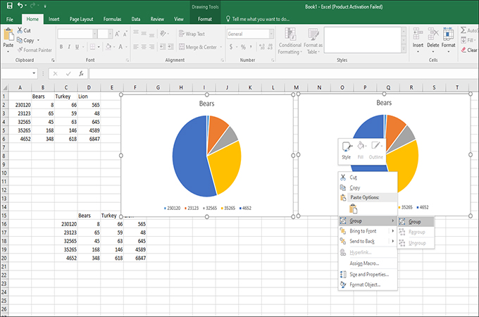how to create pie chart in excel 2013