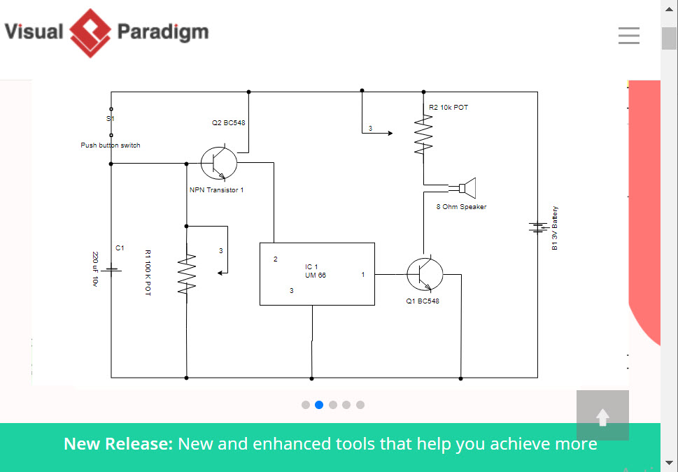 visual paradigm schéma électrique